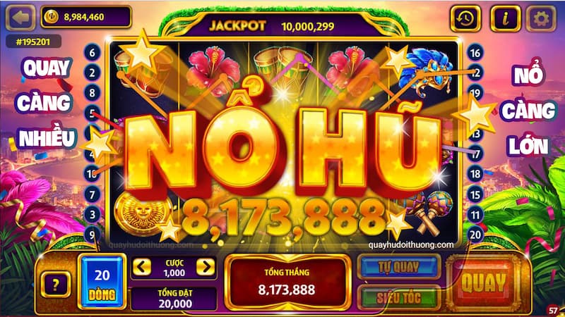 Các tính năng chính của nổ hũ app