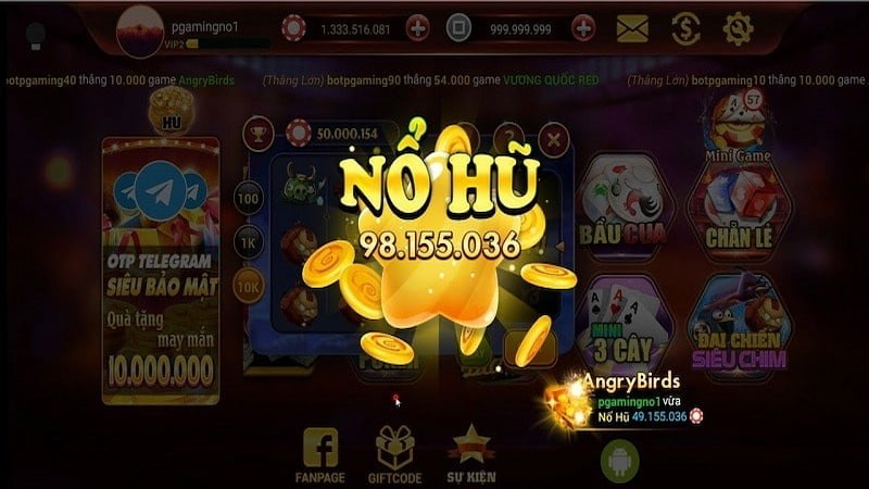 Thông tin sơ bộ về sảnh nổ hũ Go88